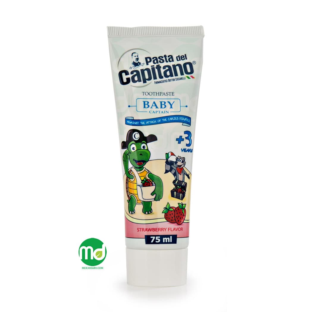 خمیر دندان کودک پاستا دل کاپیتانو کودکان بالای 3 سال
