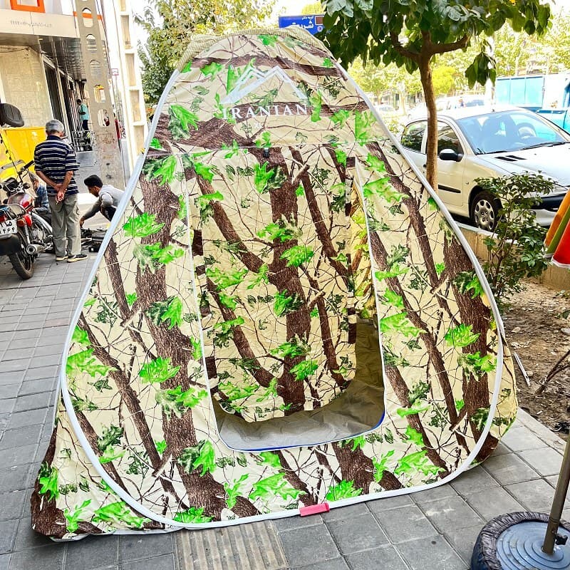 چادر مسافرتی 12نفره فنری تاشو با جنس برنو مدل استتار در 3 طرح جذاب کد11