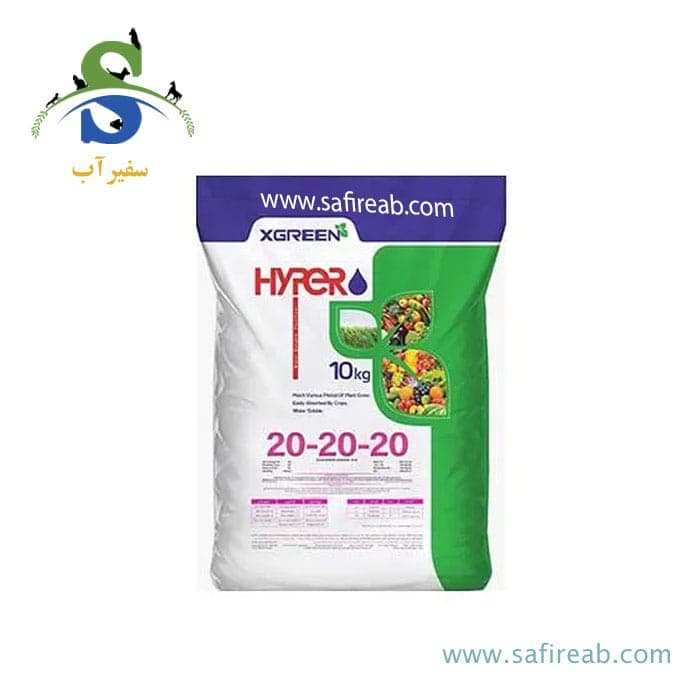 کود ۲۰-۲۰-۲۰ هایپر ایکس گرین