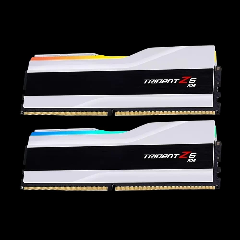 رم جی اسکیل مدل Trident Z5 RGB White 32GBx2 6000Mhz CL30 ظرفیت 64 گیگابایت
