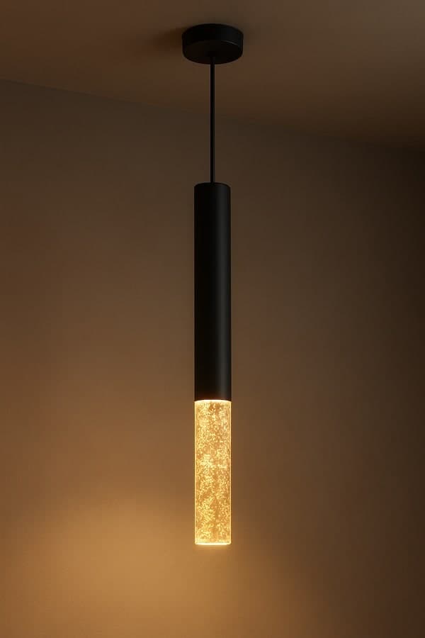 لوستر آويز مدرن استوانه اي حبابدار(لونور)