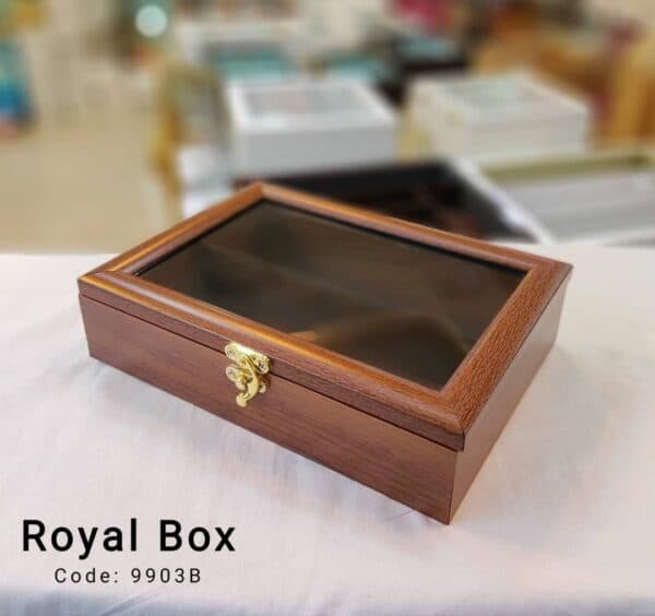 جعبه قاشق و چنگال رویال دو خانه مدل Royal Box 9903B
