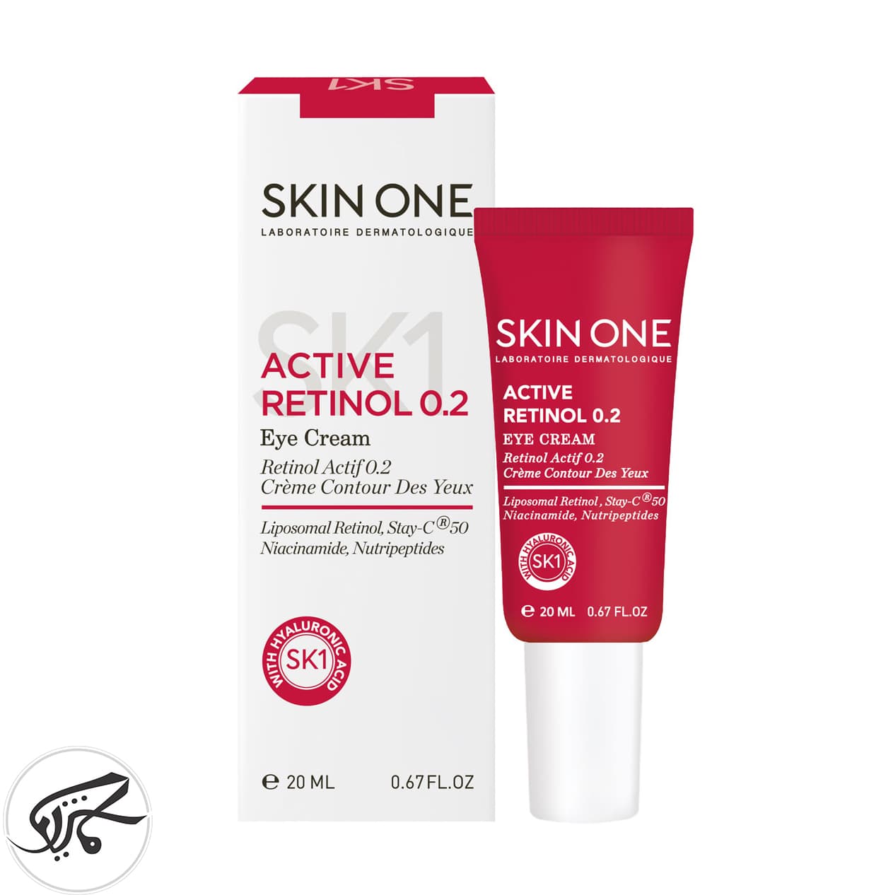 کرم دورچشم حاوی رتینول 0.02 درصد اسکین وان SKIN ONE