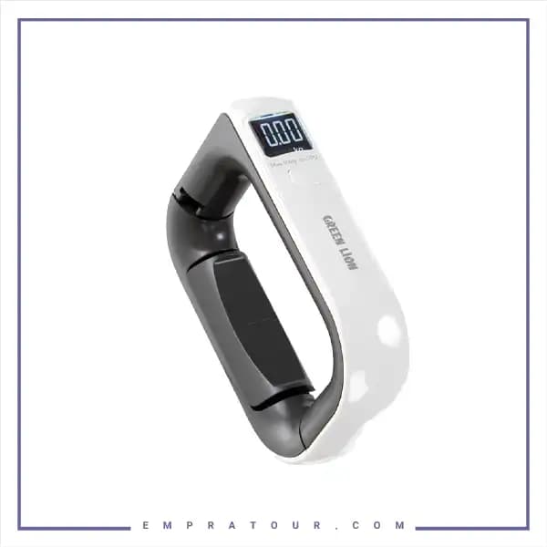 ترازوی چمدانی قابل حمل گرین لاین Green Lion Travel Mate Luggage Scale GNTVLMLSWH