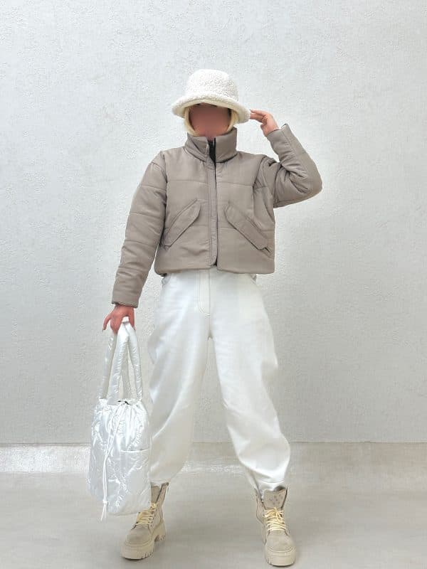 کاپشن یقه اسکی پایین گت