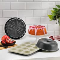 قالب کیک 3 پارچه شفر آریانا فلورال طوسی