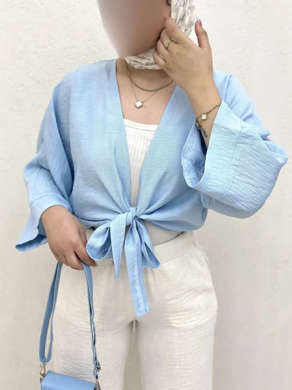 شومیز کراپ جلو گره B