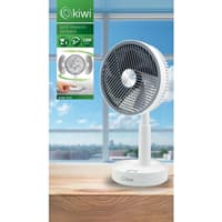 پنکه رومیزی شارژی کیوی Kfan-7618 سفید