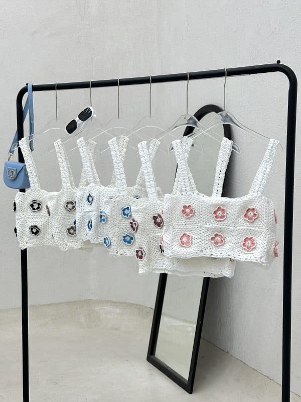 تاپ بافت گلدار new