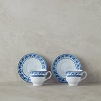 ست قهوه خوری ۲ نفره انگلیش‌ هوم محور 80 میلی آبی