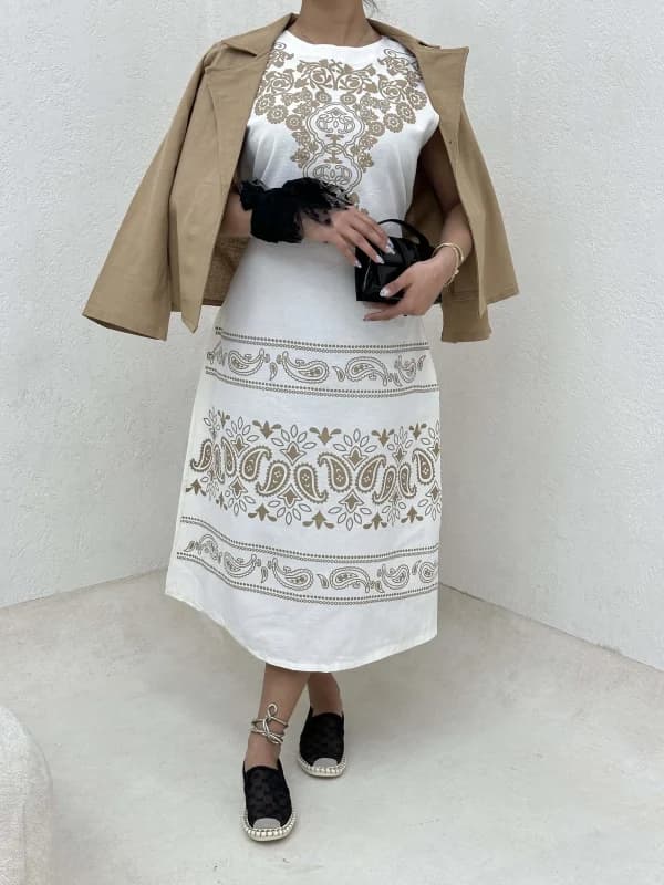 ست کت و سارافون لینن