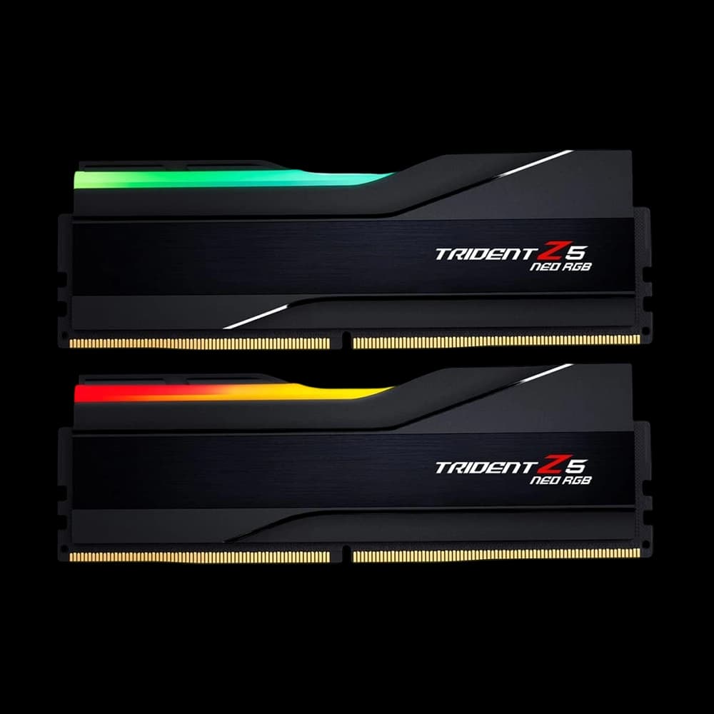 رم جی اسکیل مدل Trident Z5 Neo RGB AMD EXPO 32GB (2x16GB) DDR5 7200MT/s CL34 Black