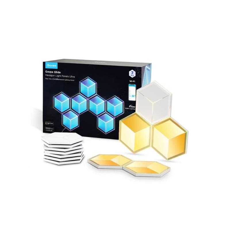 پنل روشنایی هوشمند 7 عددی گووی Govee Glide Hexagon Light Panels Ultra H606A