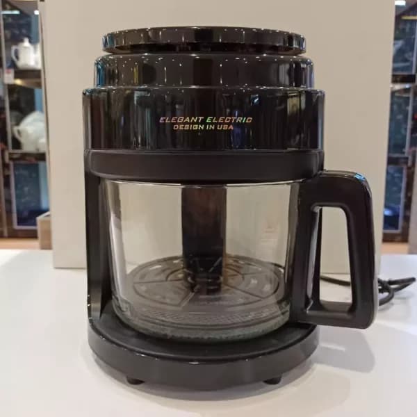 هواپز (سرخ کن)بدون روغن شیشه پیرکس 4لیتری برقی الگانت