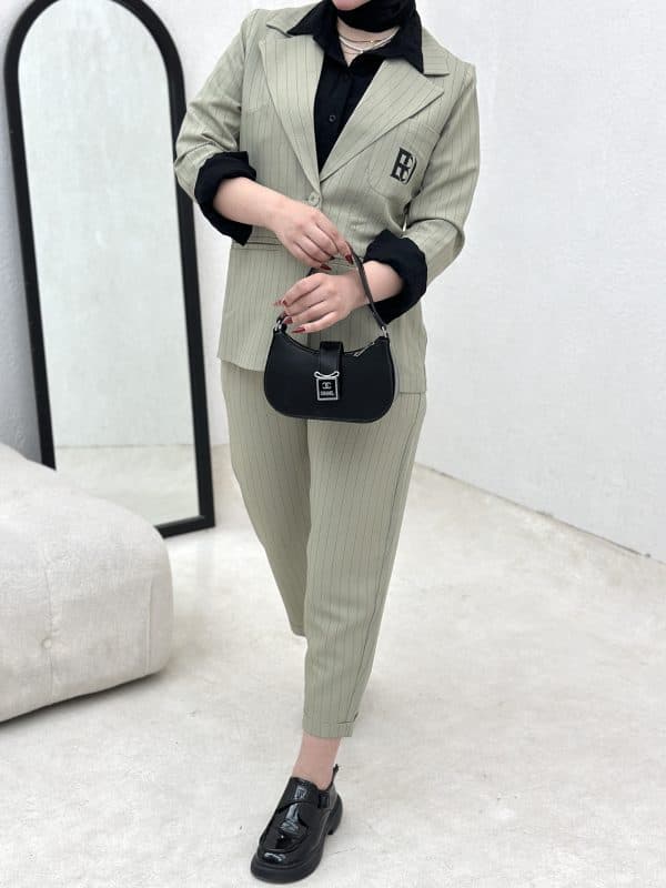 ست دوتیکه کت و شلوار 3 جیب