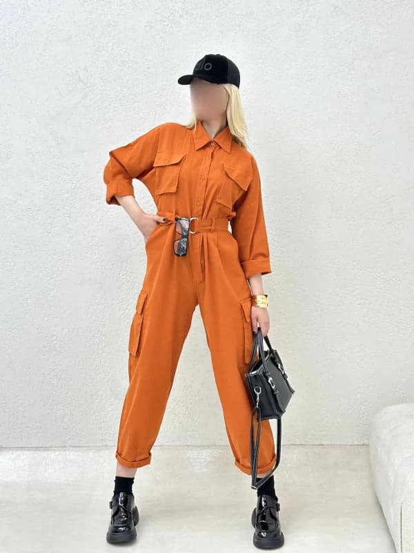 اورال جلو دکمه شش جیب