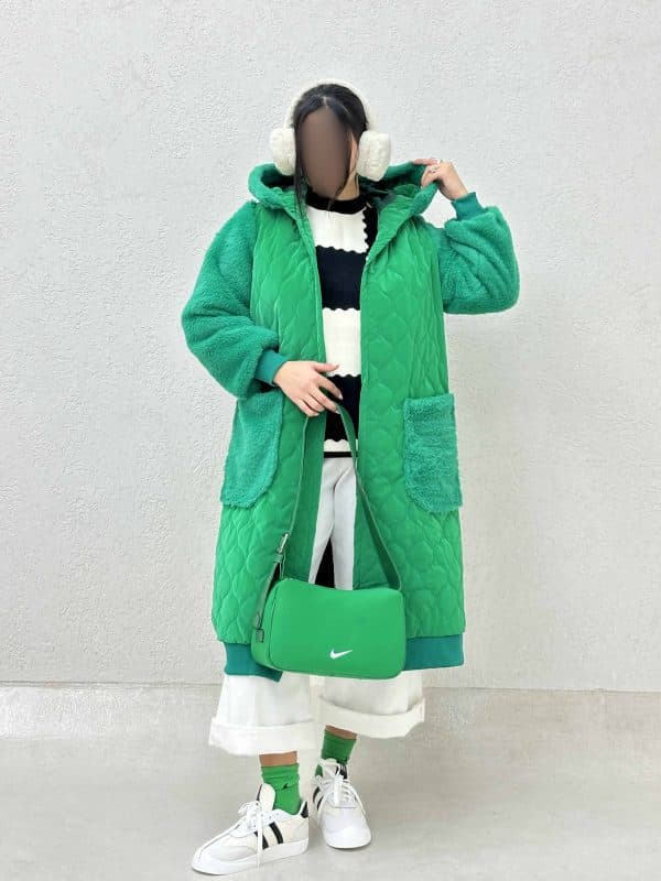 کاپشن ترکیبی خز و سیلیکونی