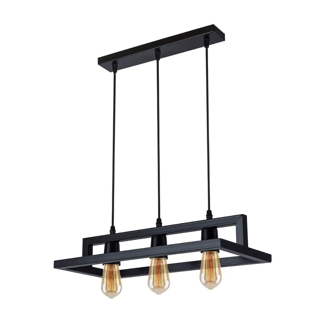 لوستر مدرن چشمه نور کد A1333/3-BK