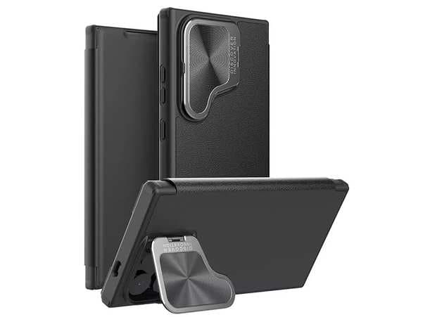 کیف کلاسوری گوشی سامسونگ Galaxy S24 Ultra نیلکین مدل Qin Prop چرمی