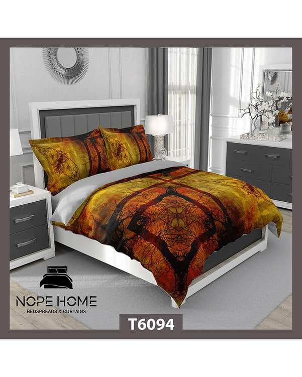 سرویس لحاف روتختی یک نفره 5 تکه نوپه هوم Nopehome طرح مدرن کد T6094