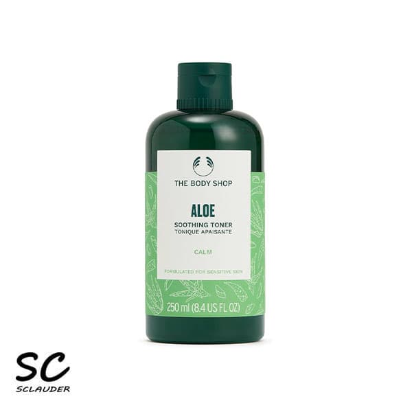 تونر تسکین دهنده قوی بادی شاپ The Body Shop مدل آلوئه ورا ALOE حجم 250 میل