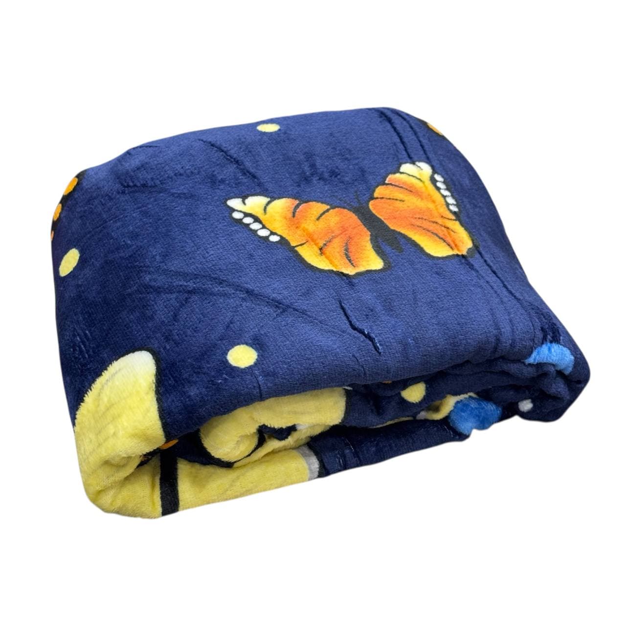 پتو مسافرتی دونفره گل و پروانه کد 3