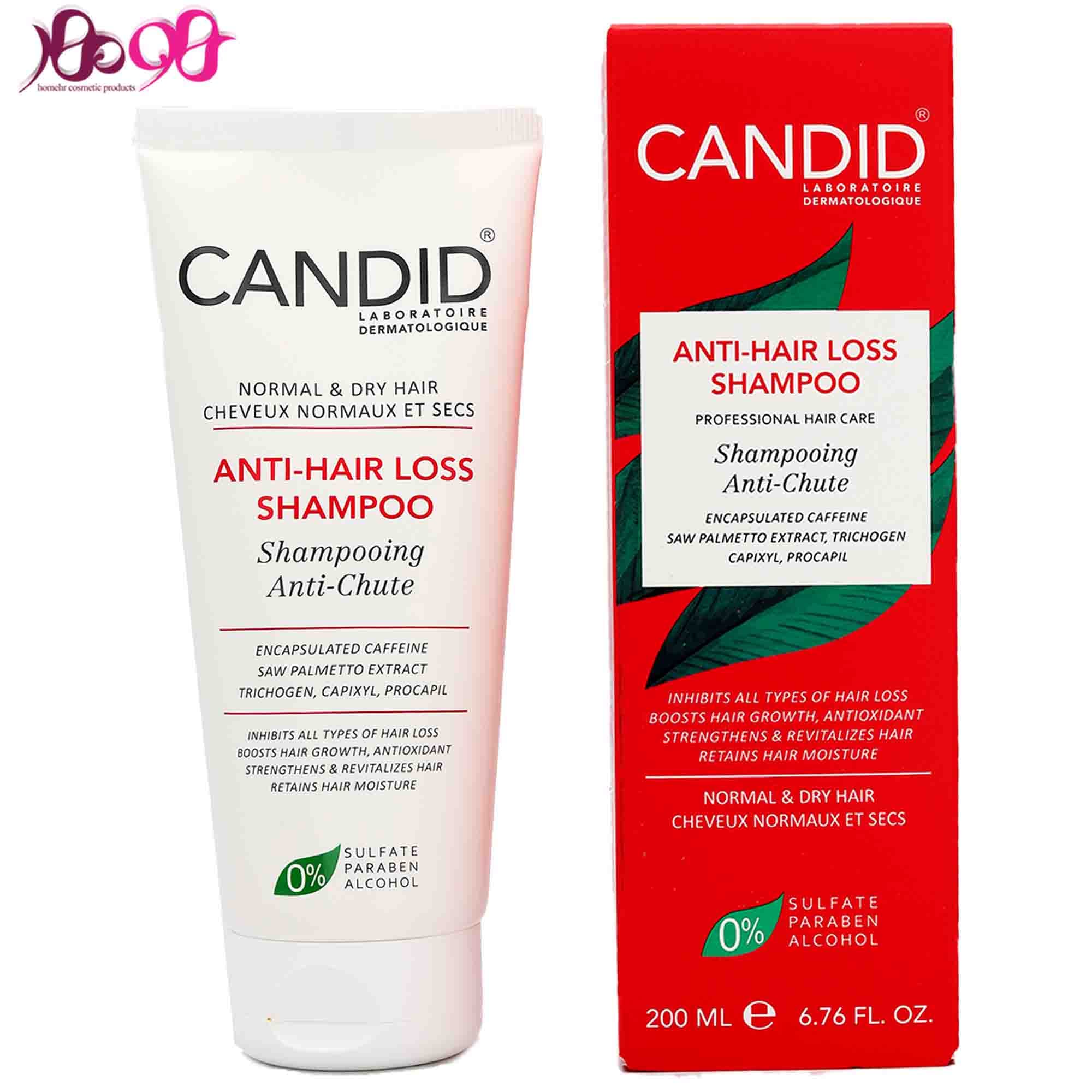 شامپو ضد ريزش کاندید برای موی خشک و نرمال