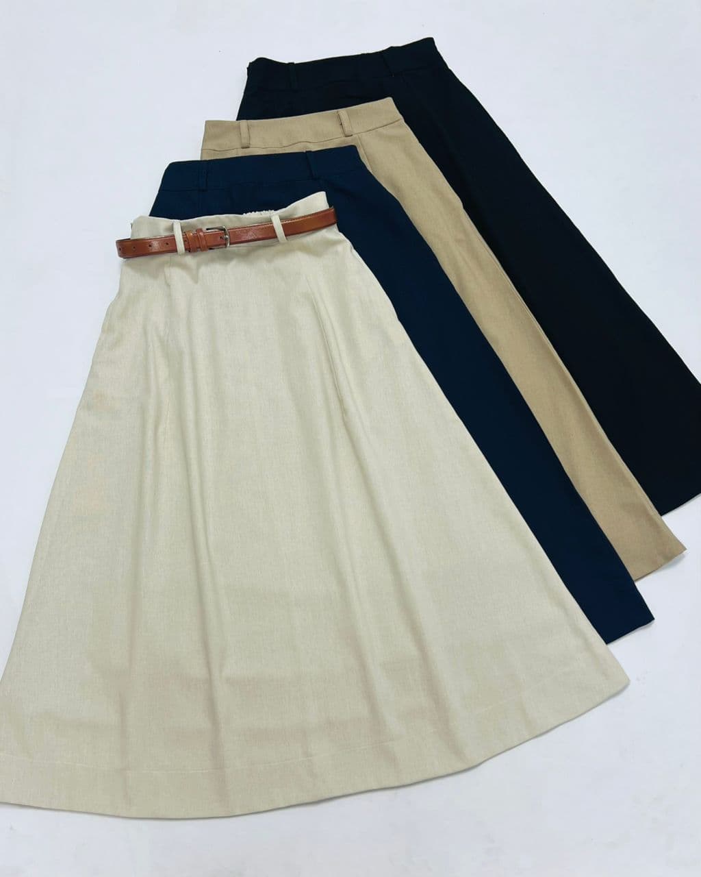 دامن بلند لینن