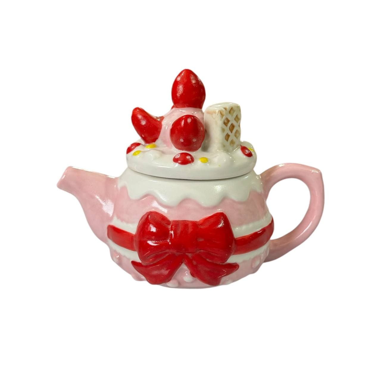 مینی قوری سرامیکی طرح کاپ کیک