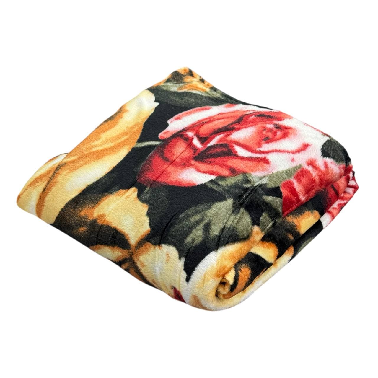 پتو مسافرتی دونفره طرح گلی کد 15