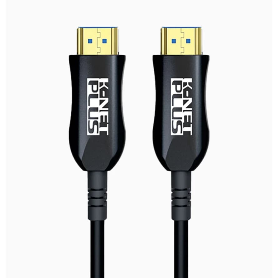 کابل ۲.۰ HDMI فیبر نوری کی نت پلاس مدل KP-CHAOC250 طول 25 متر