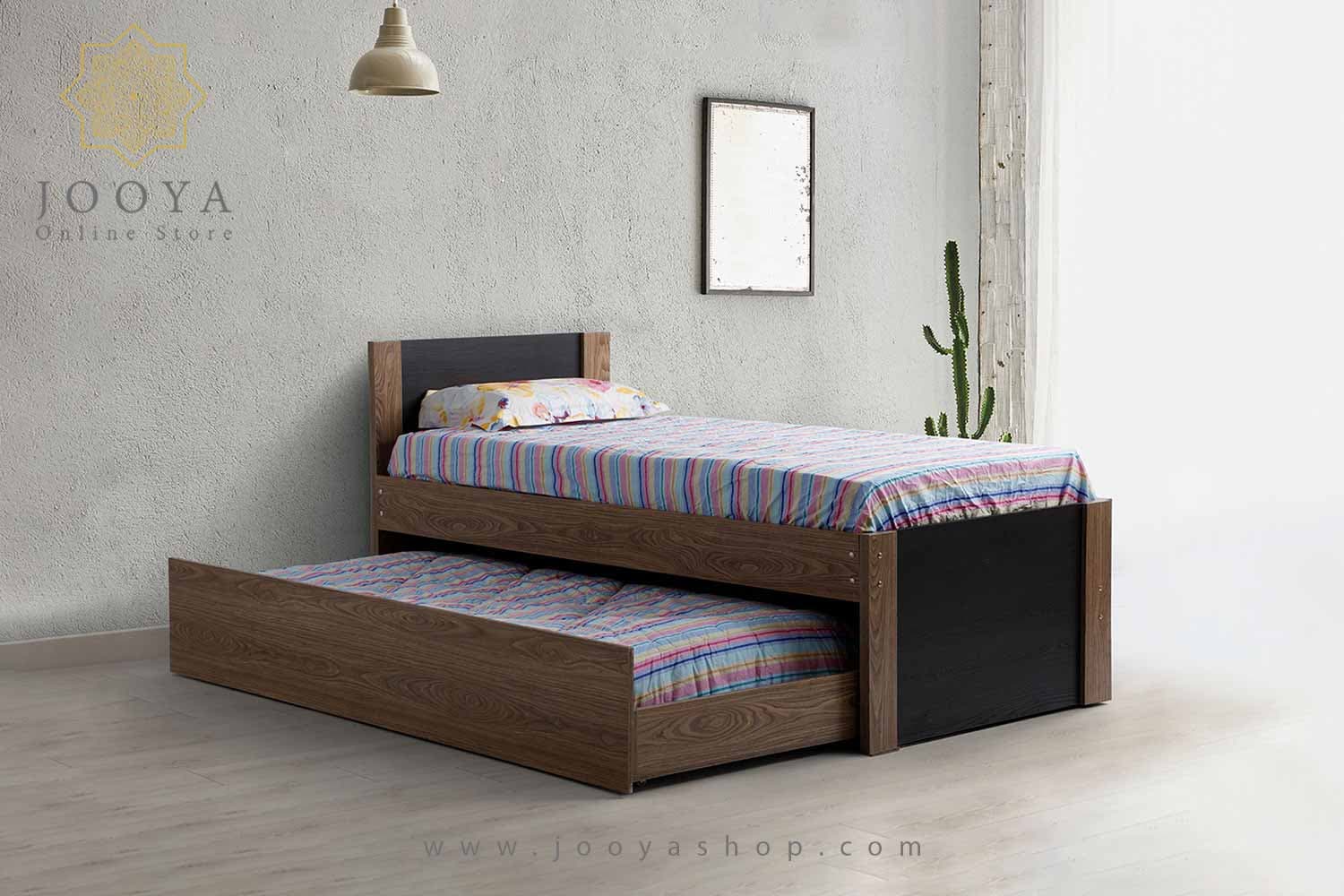 تخت خواب مهماندار ساده ام دی اف رونیکا مدل BM314