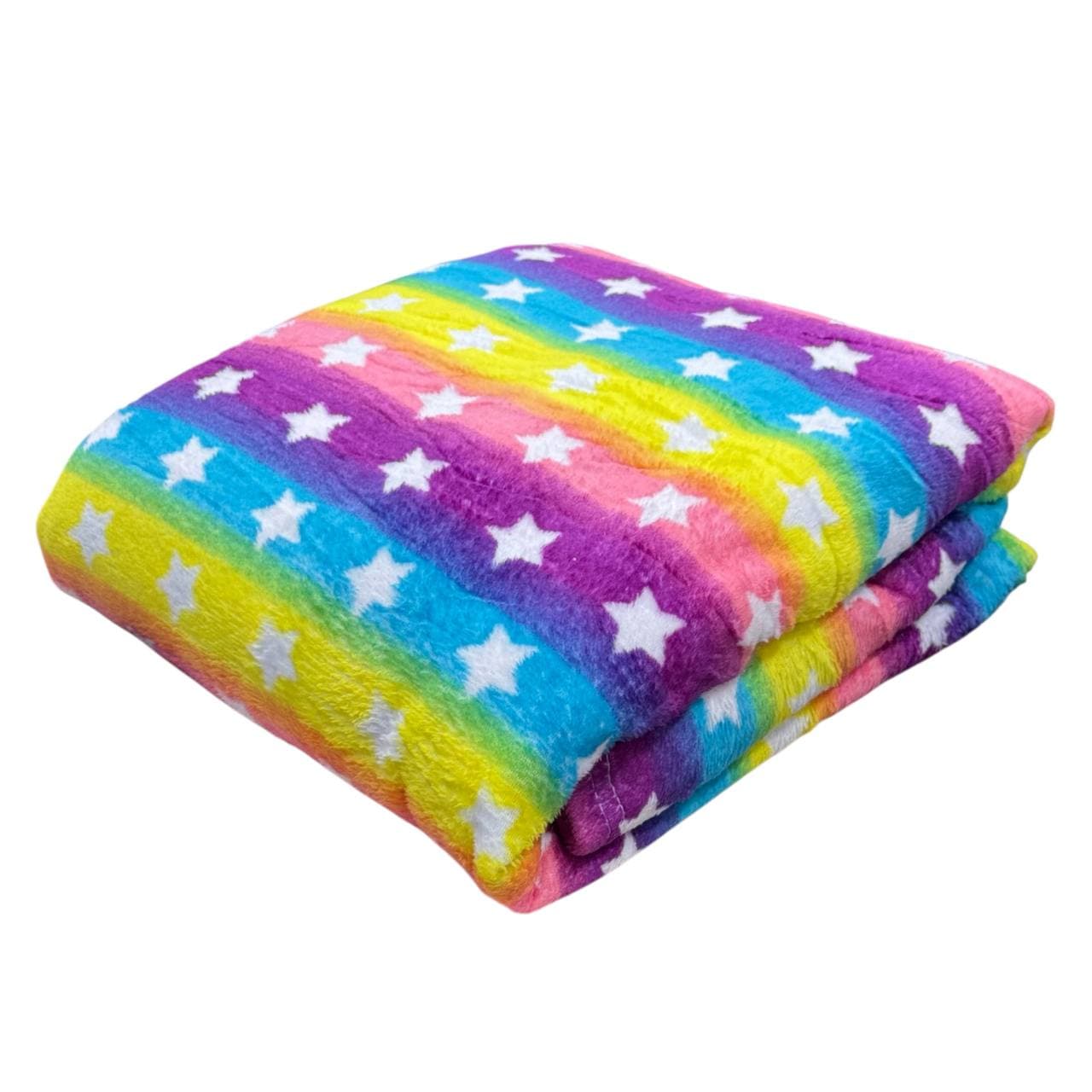 پتو مسافرتی دونفره رنگین کمونی کد ۱