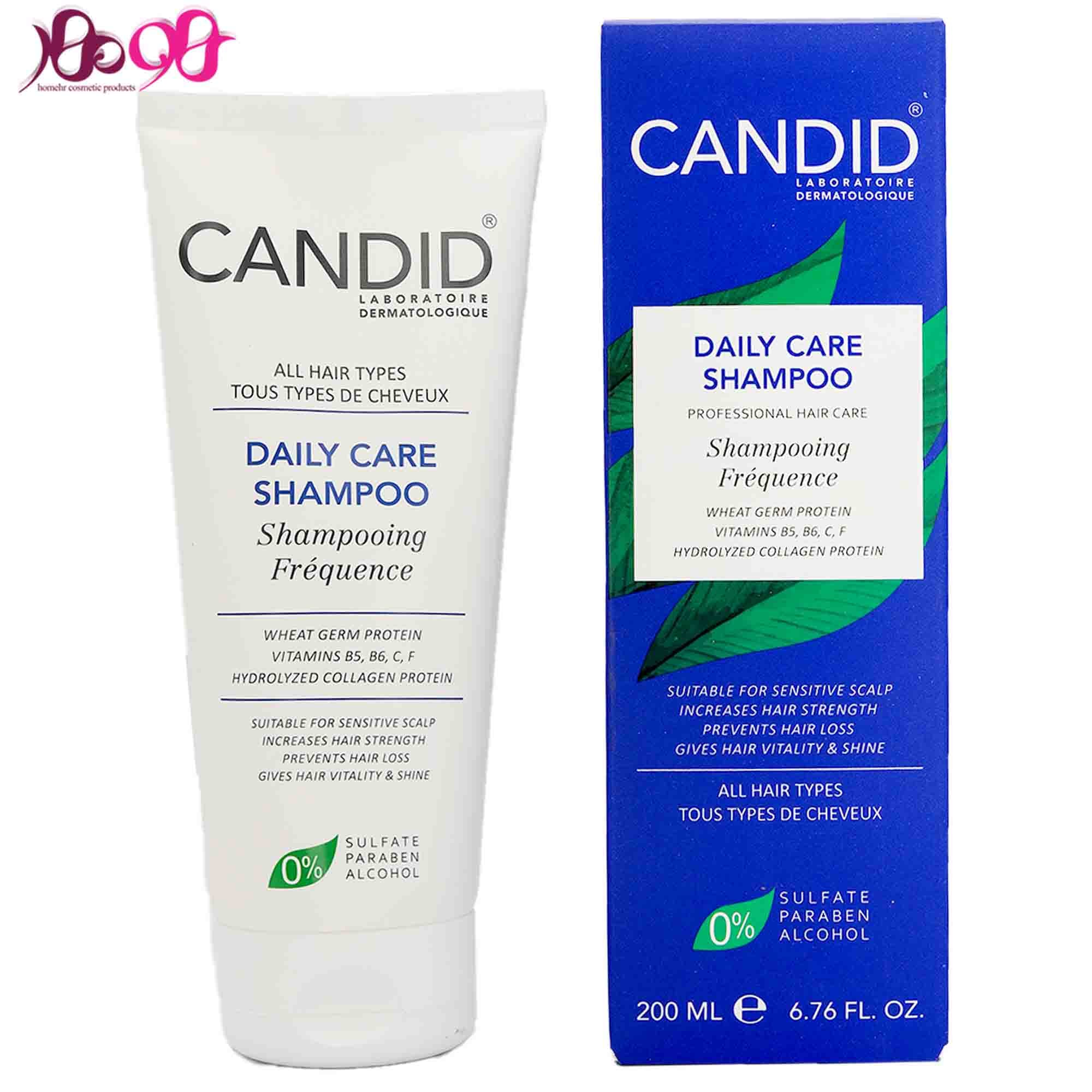 شامپو روزانه کاندید برای انواع مو (بدون سولفات)