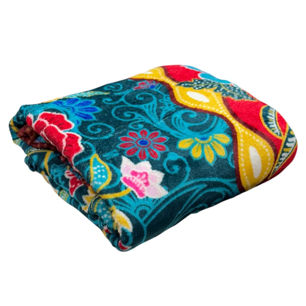 پتو مسافرتی دونفره طرح شلوغ کد 7