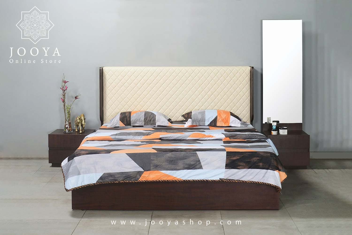تخت خواب جکدار ام دی اف آرمانا مدل ZB201