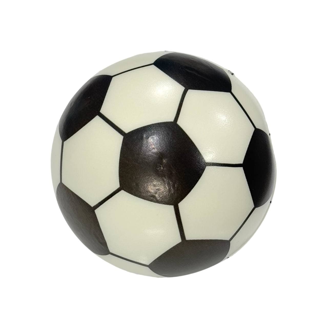 توپ اسفنجی فوتبال خطدار رنگ سفید