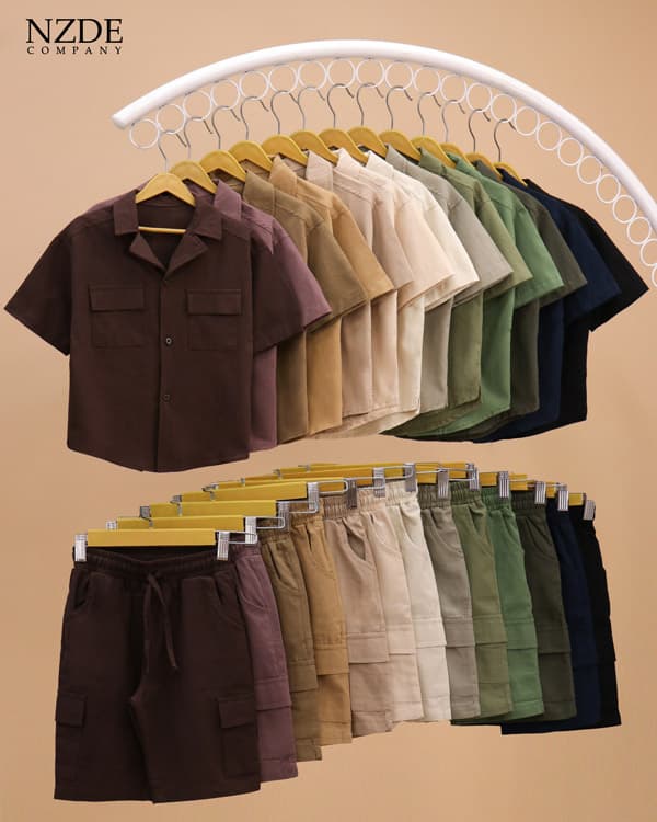 شومیز شلوارک بگ استایل Linen Life