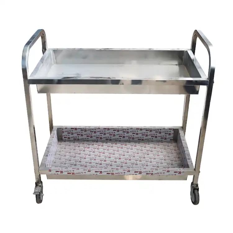 ترولی پذیرایی استیل 2 طبقه