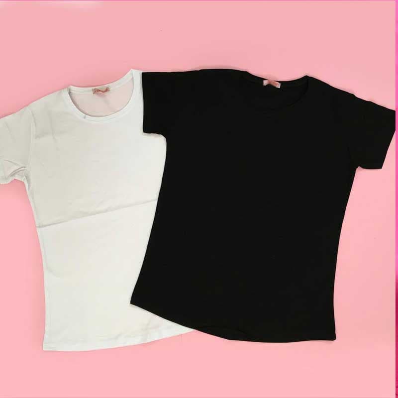 تیشرت بیسیک ساده (پک 8 عددی)