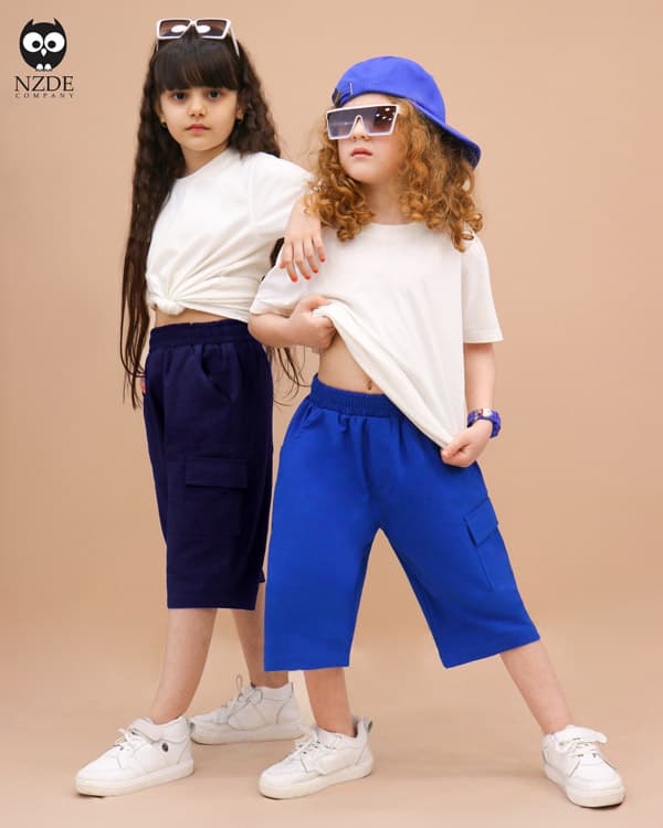 شلوارک لینن پنبه NEW NZDE