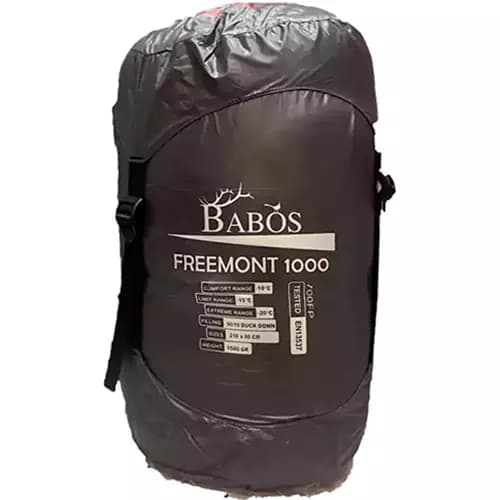 کیسه خواب 1500 گرمی پر خالص بابوس مدل 1000 freemount(ارسال رایگان)