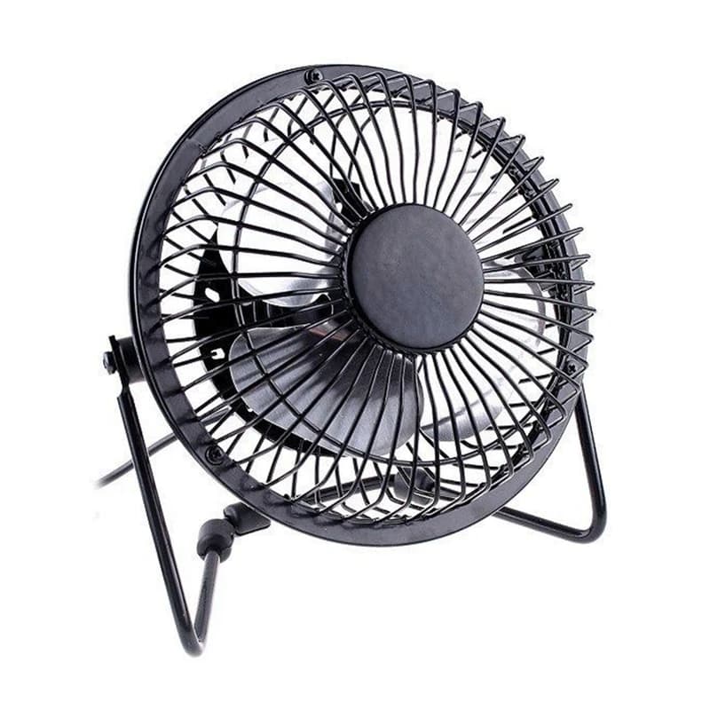 فن مدل پنکه ای رومیزی قطر 12 سانتی USB کوچک