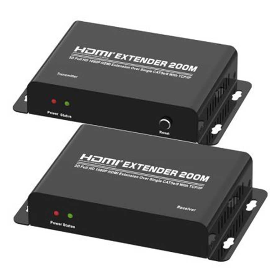 اکستندر HDMI تی سی تی مدل TC-HEX-200RP پشتیبانی تا 200 متر