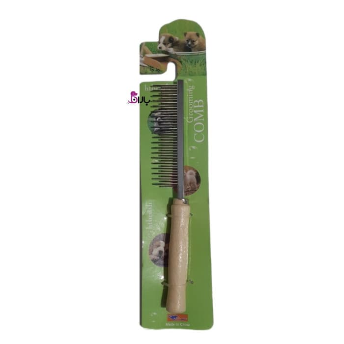 شانه گره بازکن پانی دسته چوبی