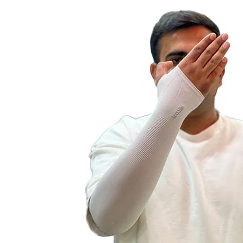 ساق دست ورزشی فینگردار Let’s Slim