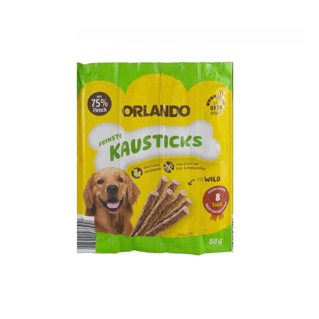 تشویقی مدادی سگ اورلاندو با طعم گوشت شکار 4 عددی