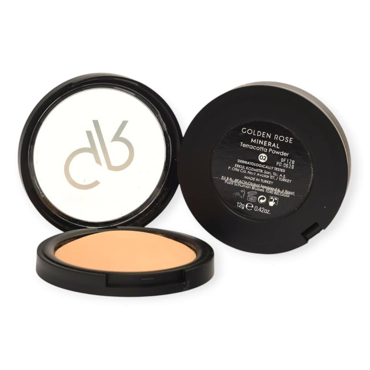 پنکک سنگی مینرال (تراکوتا) گلدن‌رزGOLDENROSE مدل Mineral