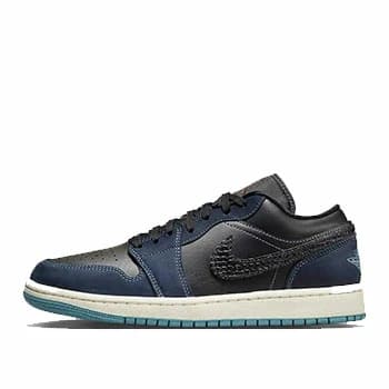 کتونی نایک جردن 1 اسنیک اسکین jordan 1 snake skin navy black