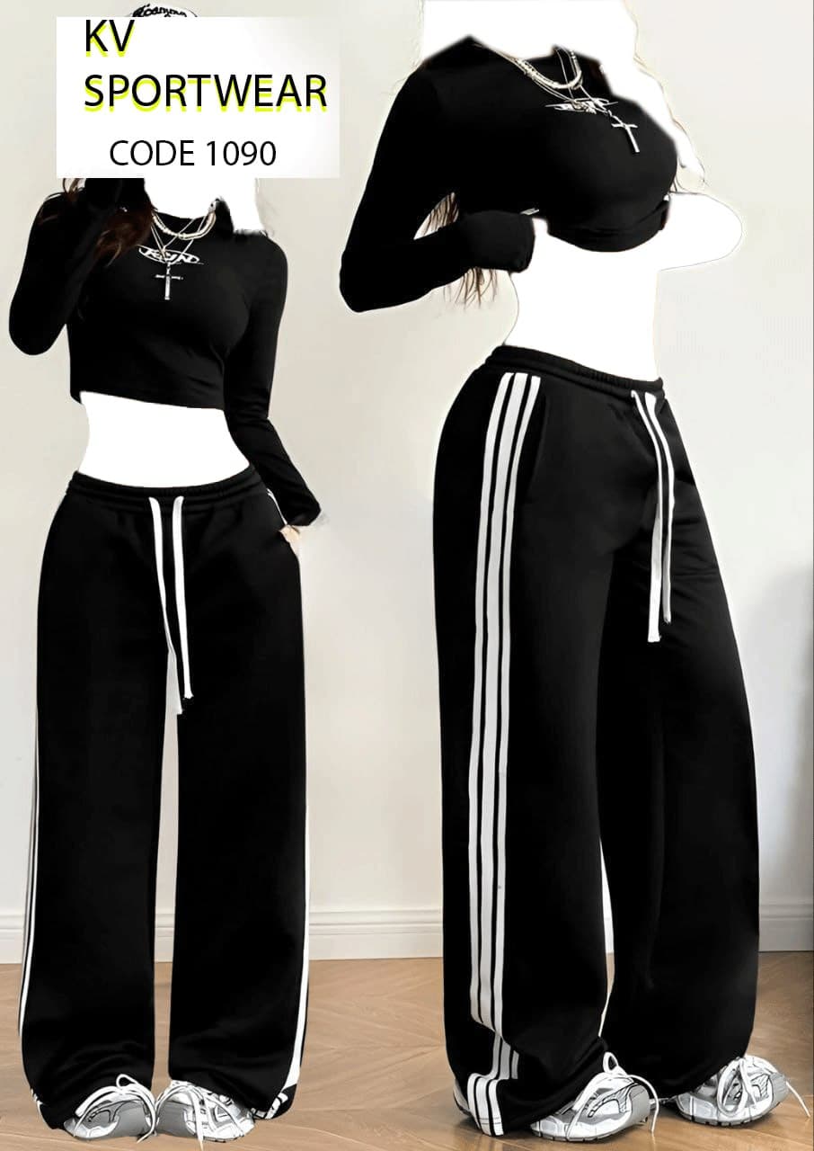 شلوار بگ اسپرت ورزشی زنانه کد 0052